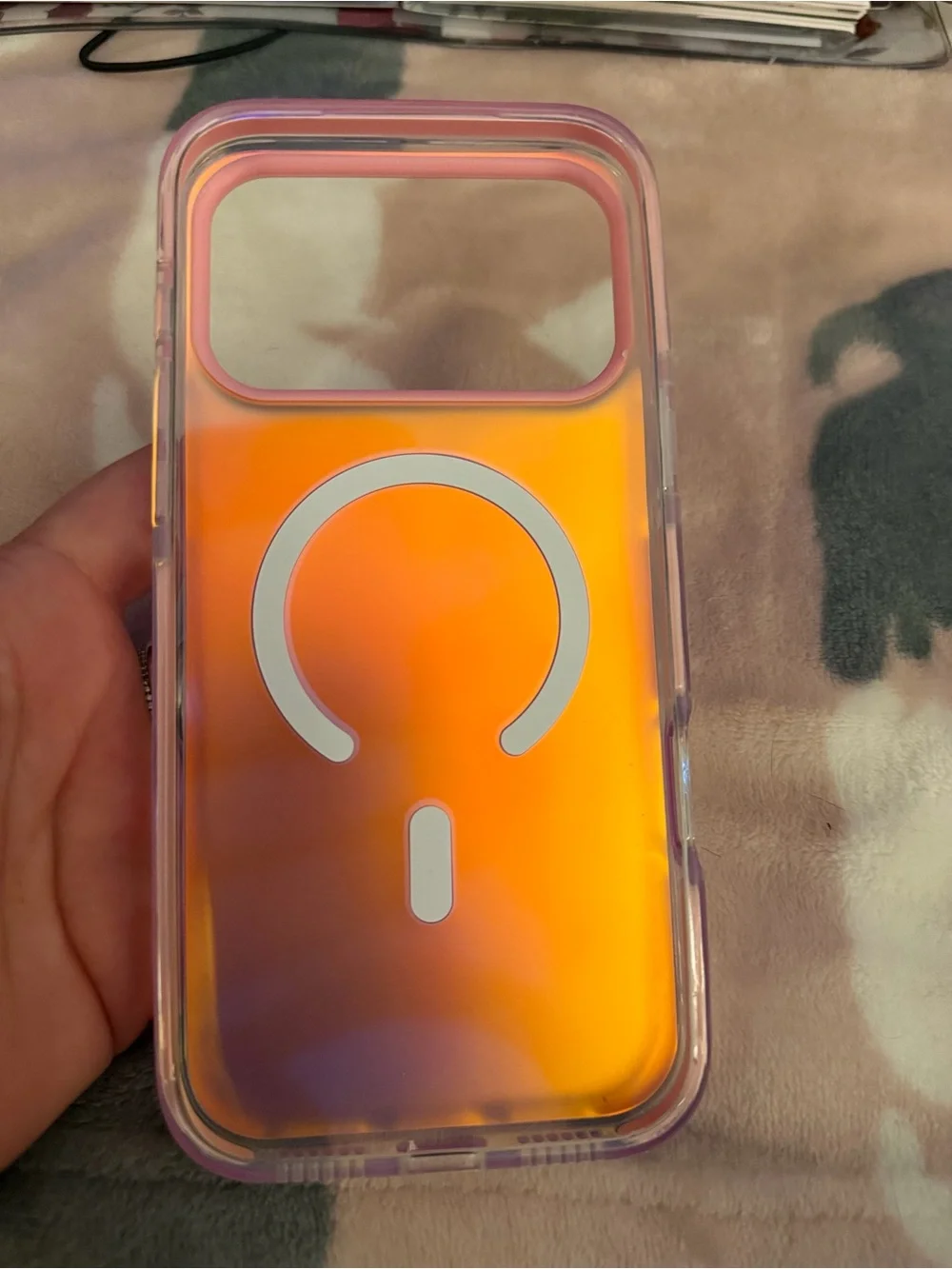 Pink Gradient MagSafe-Compatible Phone Case